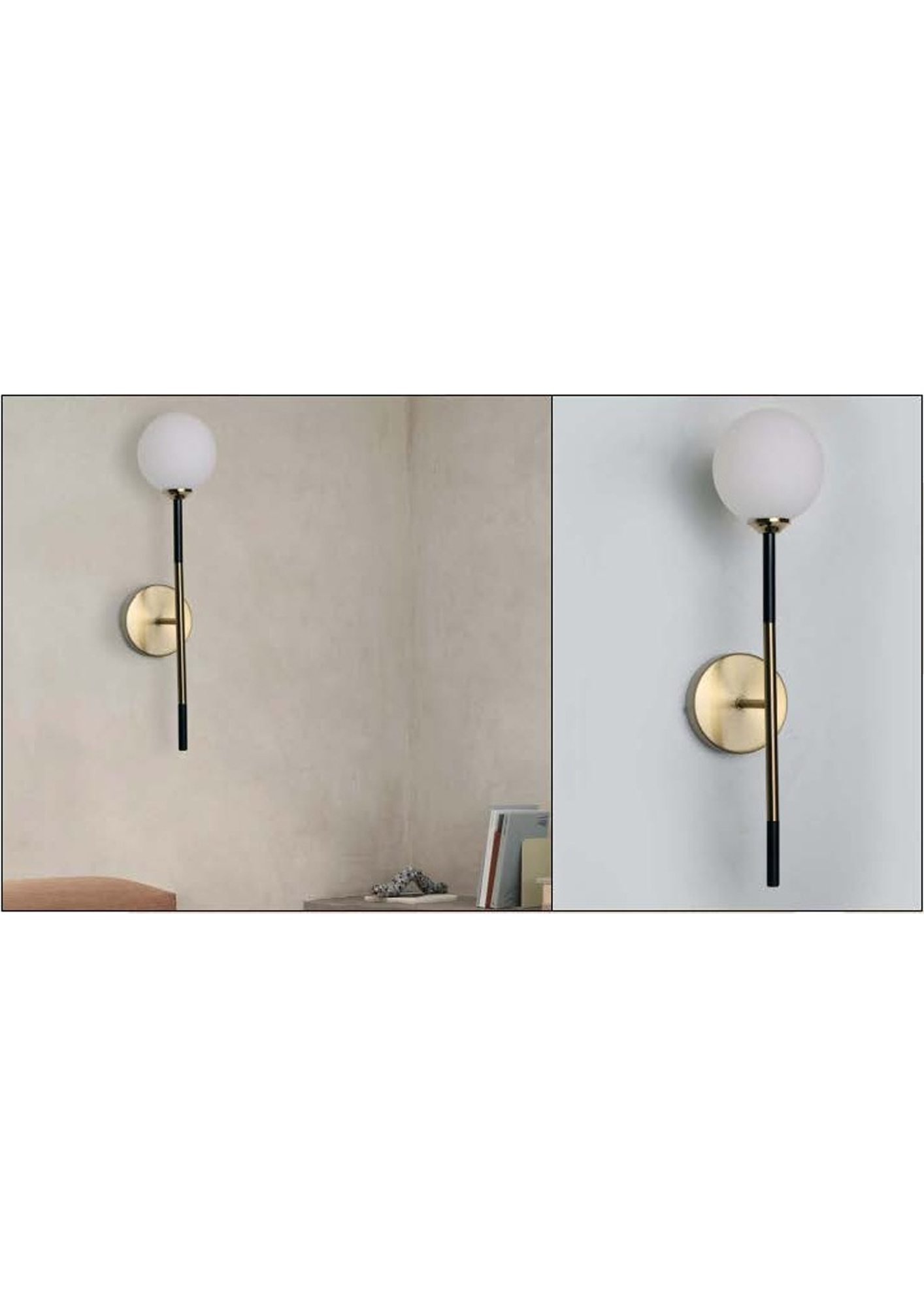 Beyond Lights - Brass Wall Sconce- GL